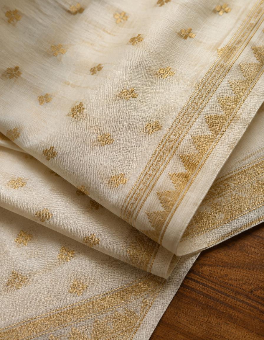 Saree weave detail