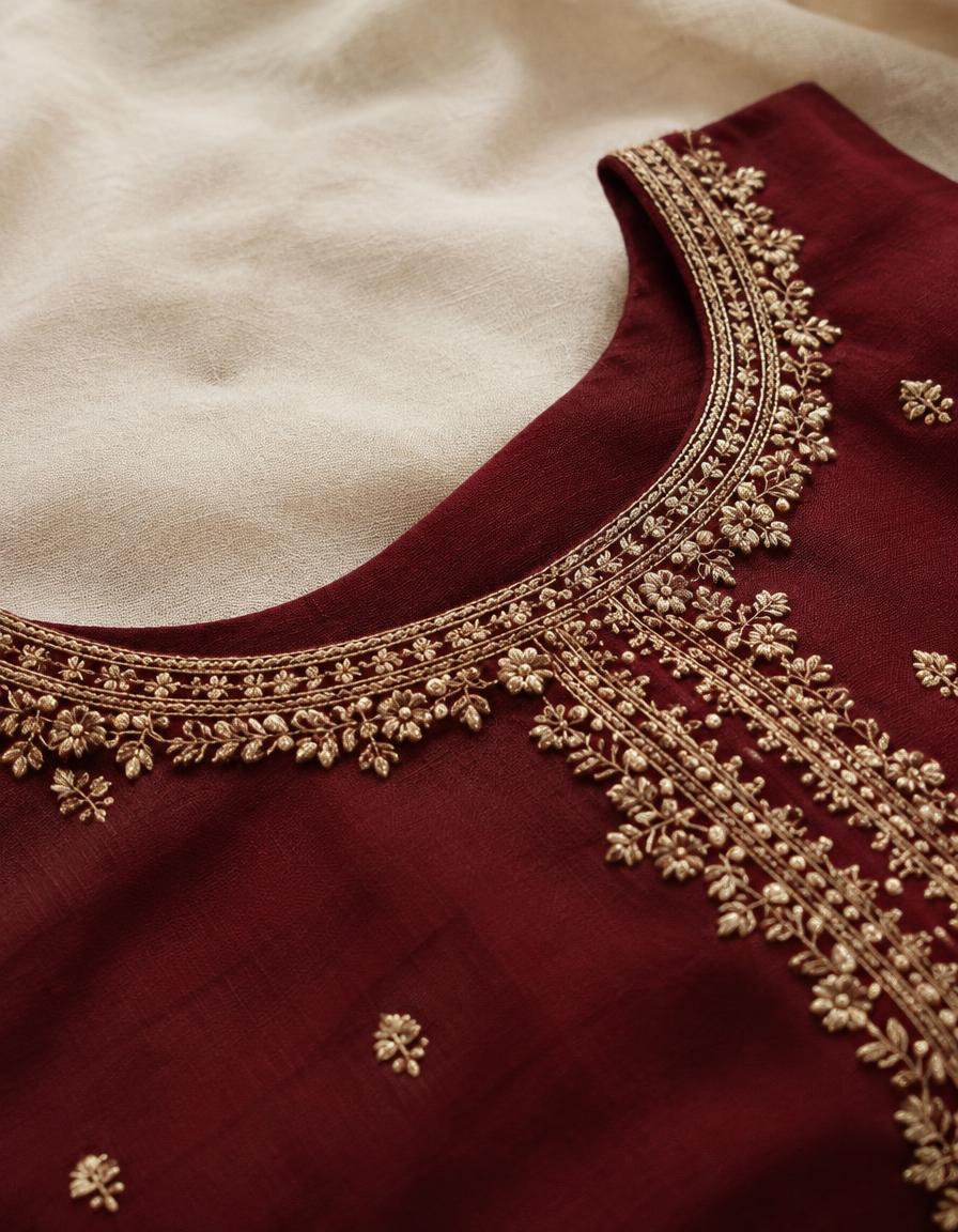 Embroidery detail